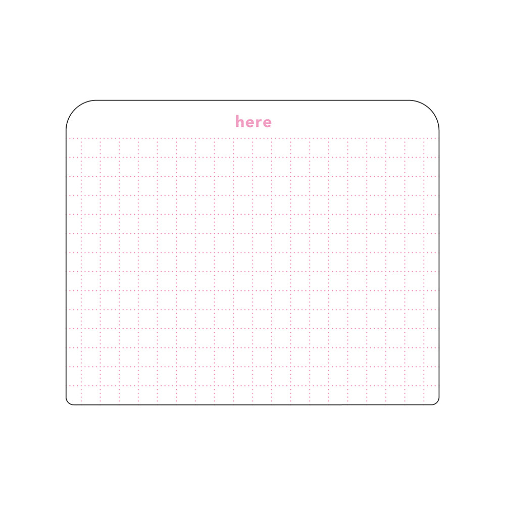 Daigo isshoni. To-Do Sticky Notes Film - L - Red