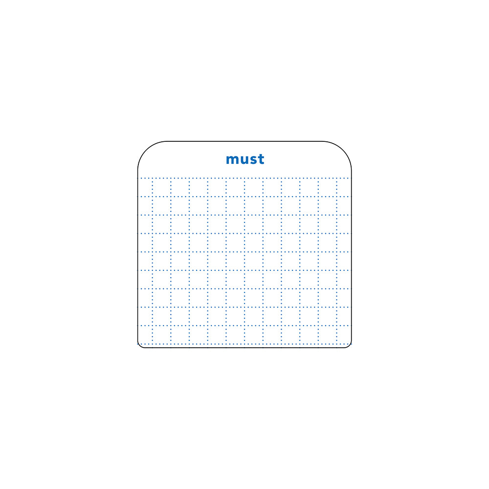 Daigo isshoni. To-Do Sticky Notes Film- S - Blue