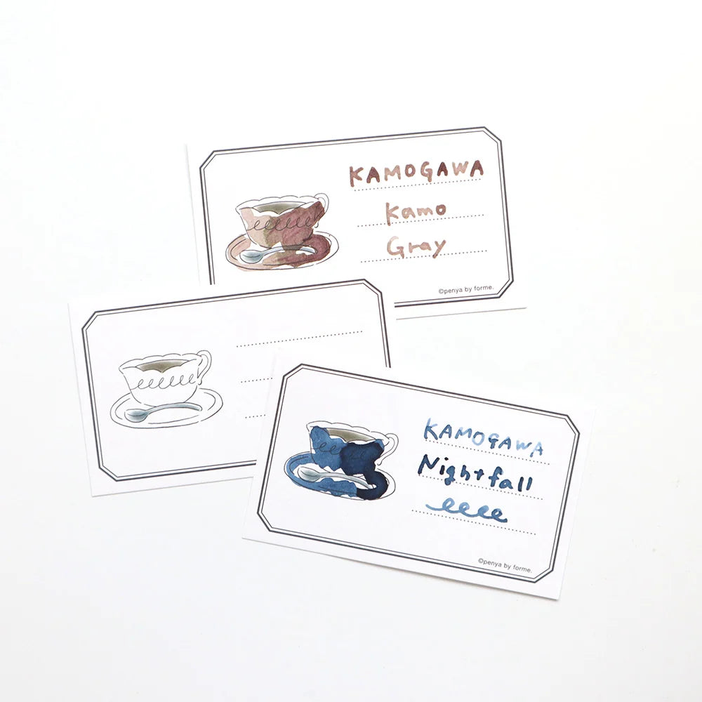 FORME. Ink Test & Message Card - Coffee Card