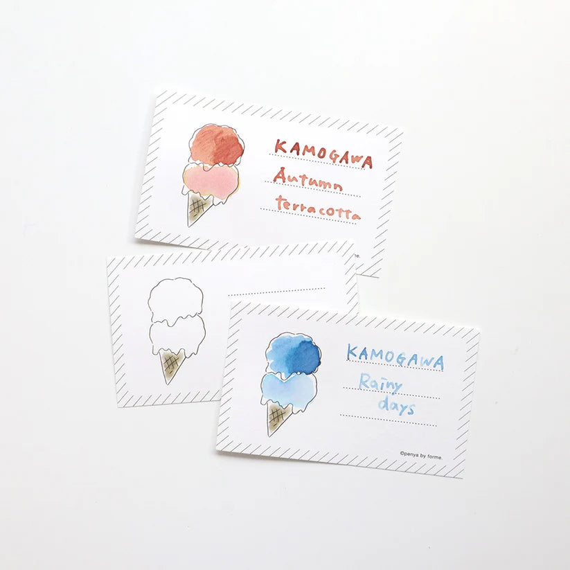 FORME. Ink Test & Message Card - Ice Cream Card