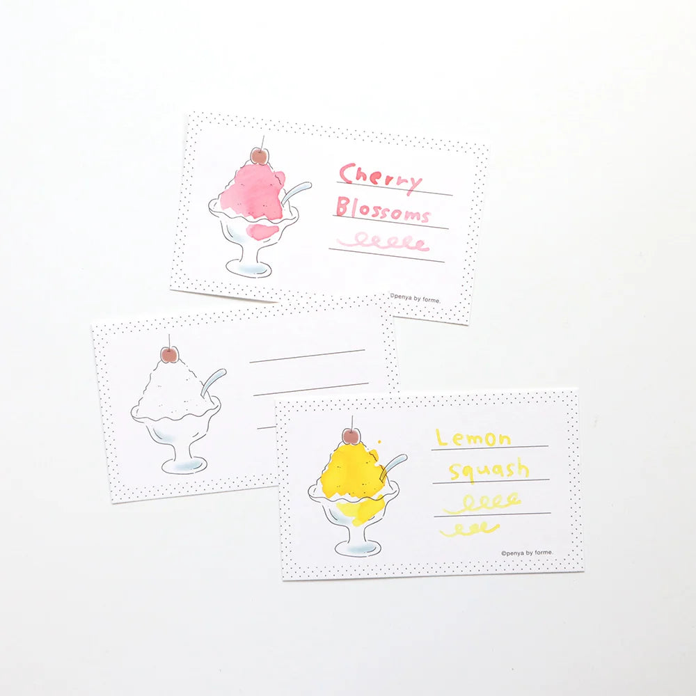 FORME. Ink Test & Message Card - Shaved Ice Card