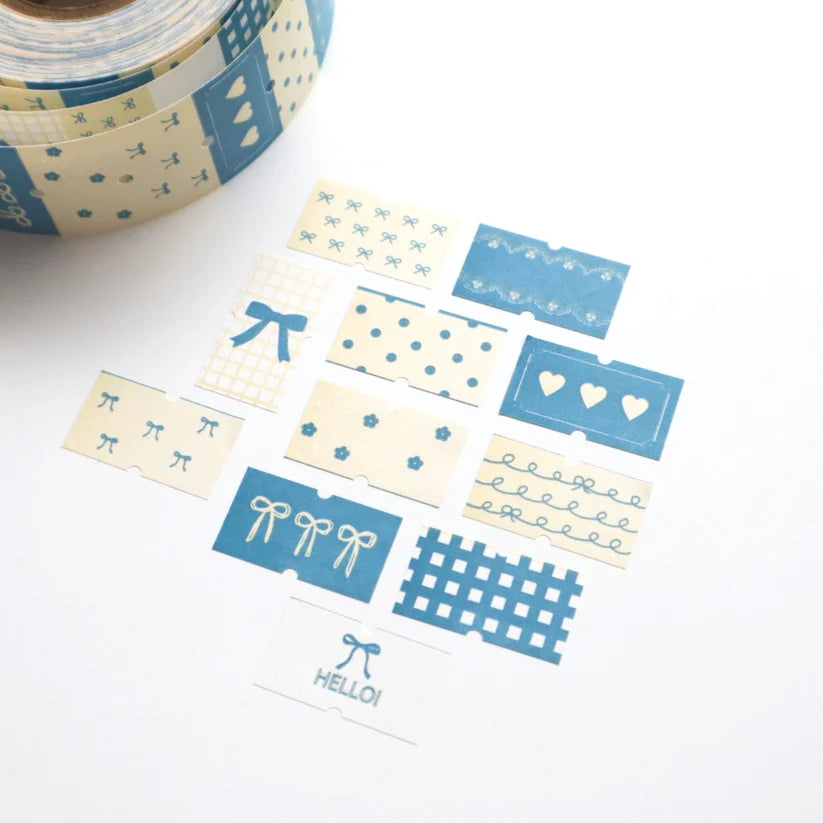 FORME. Labeler Seal - Ribbon Assortment Cream x Blue