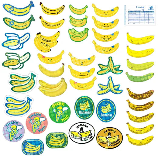 Greeting Life Haco Stickers - Banana