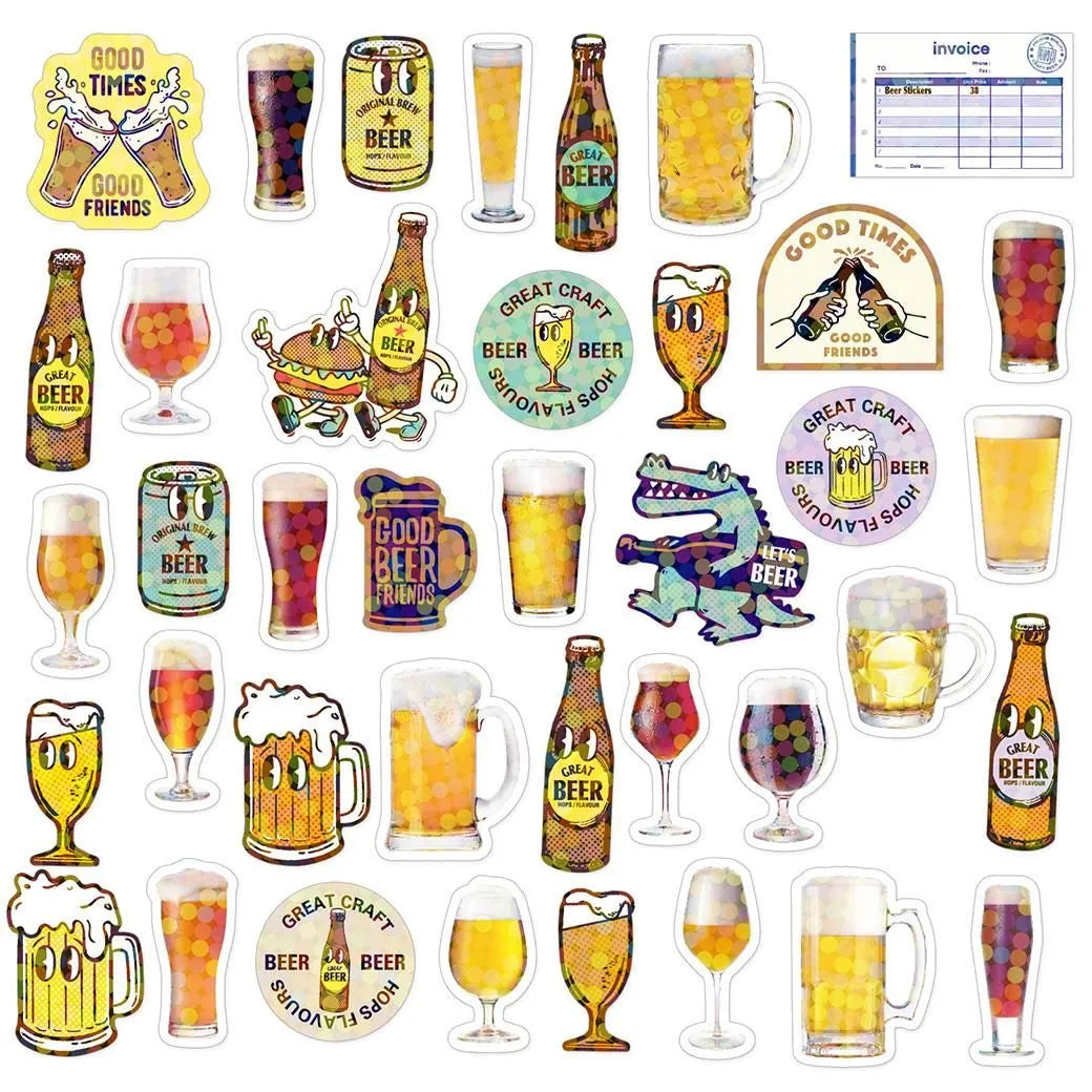 Greeting Life Haco Stickers - Beer