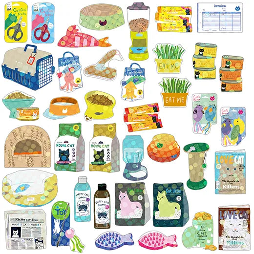 Greeting Life Haco Stickers - Cat Supplies