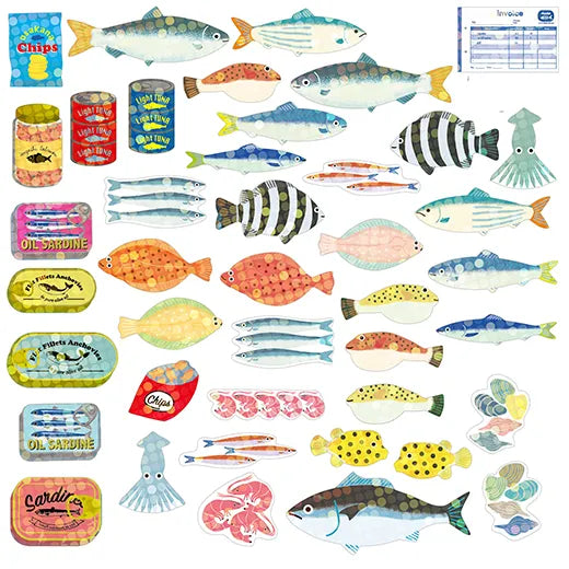Greeting Life Haco Stickers - Fish