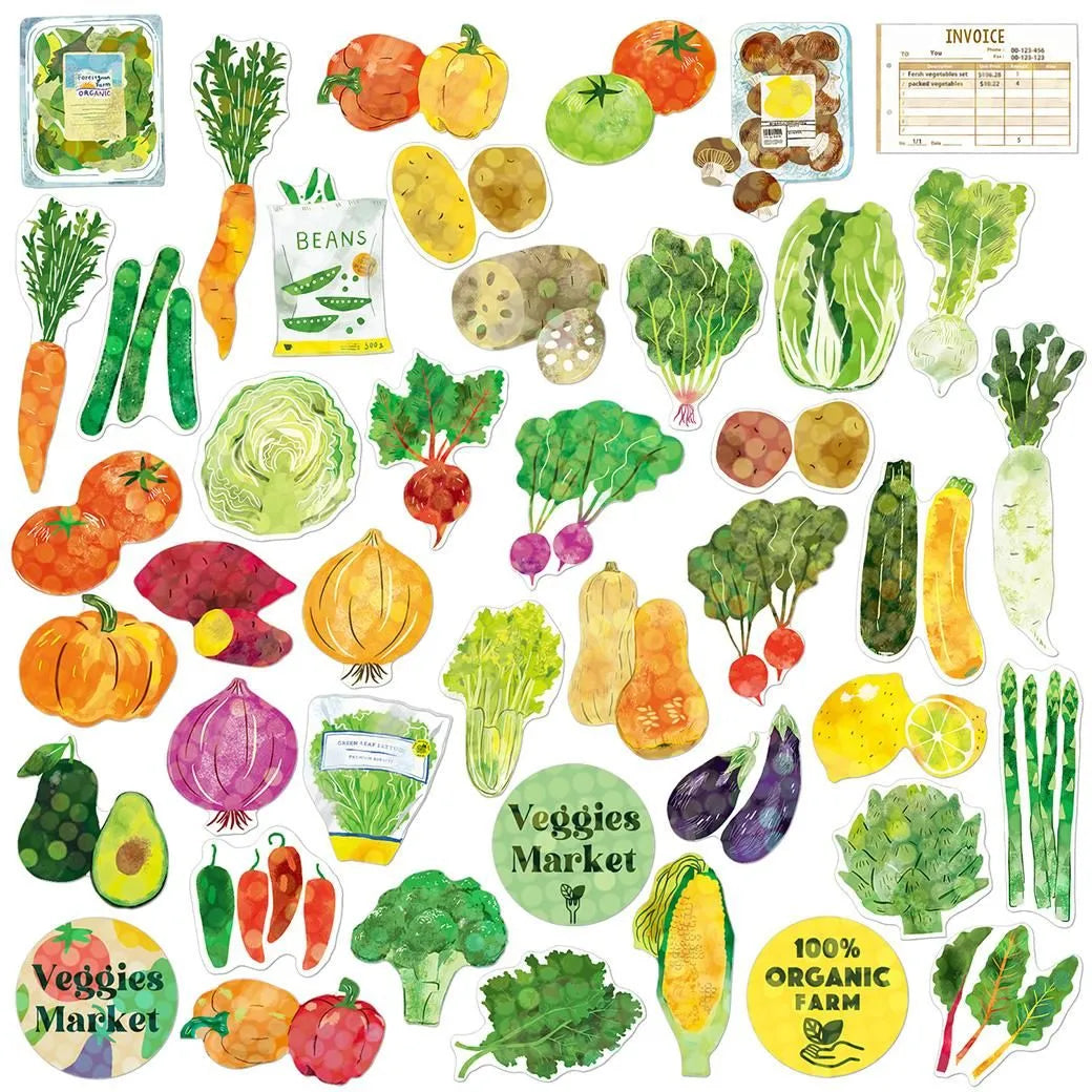 Greeting Life Haco Stickers - Vegetable