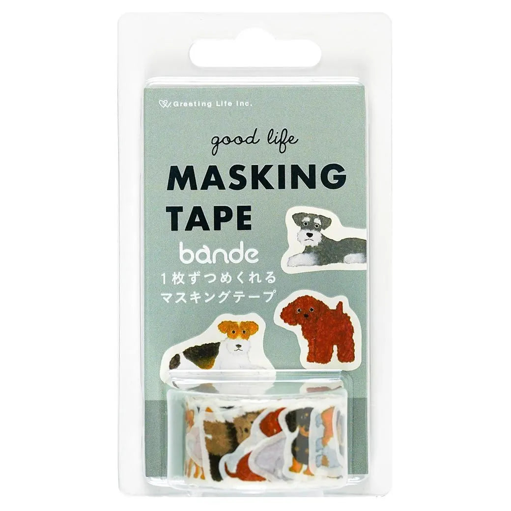 Greeting Life x Bande Masking Tape - Dog