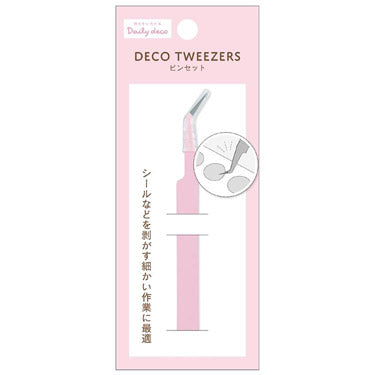 PLUS MART Deco Tweezers - Pink
