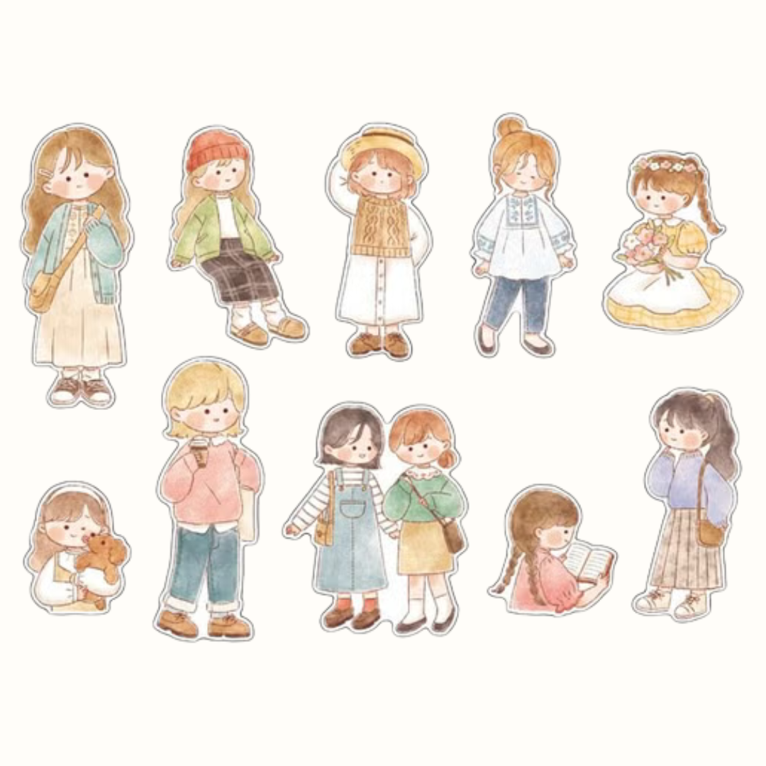 MIND WAVE Amie Sticker - Little Girl