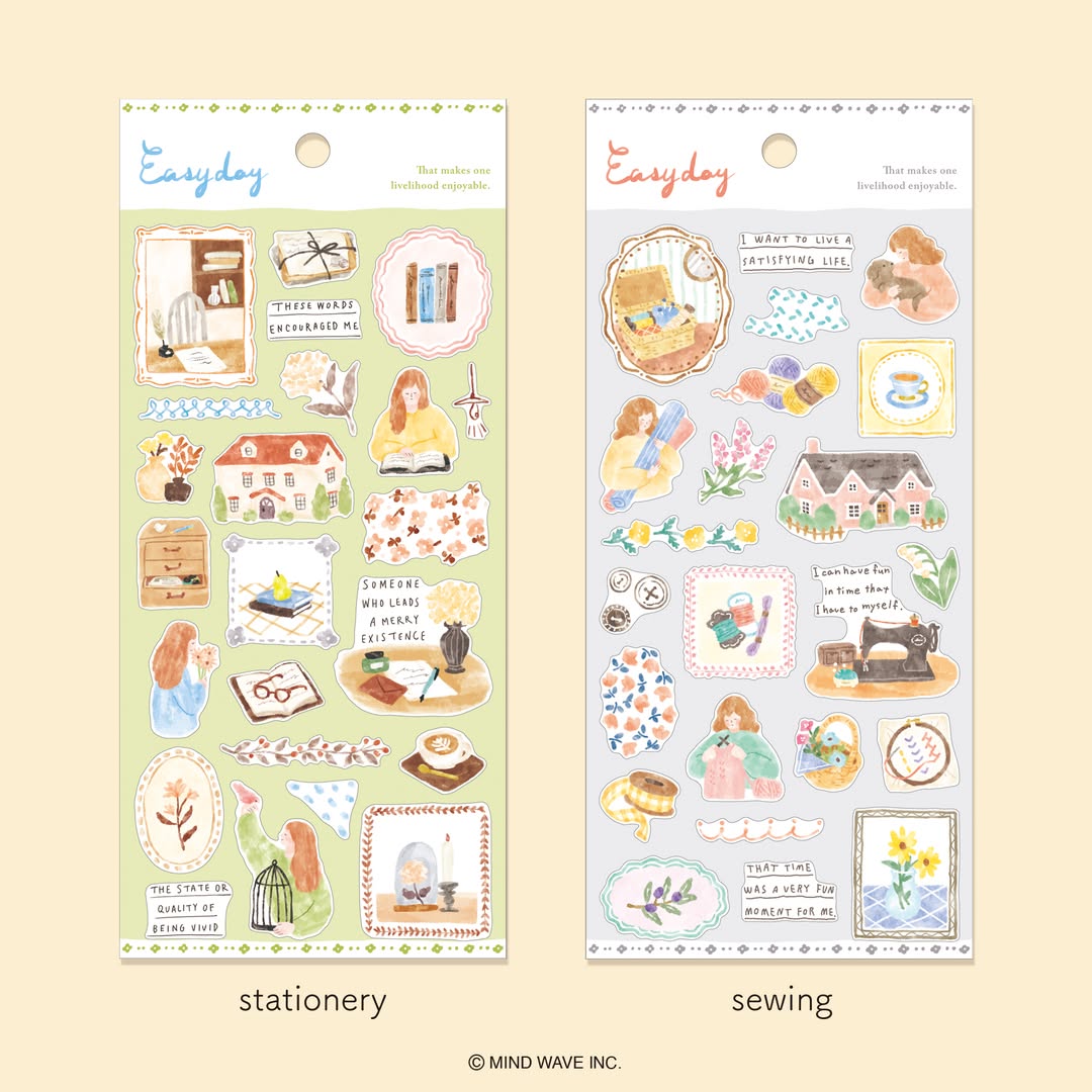 MIND WAVE Easyday Stickers