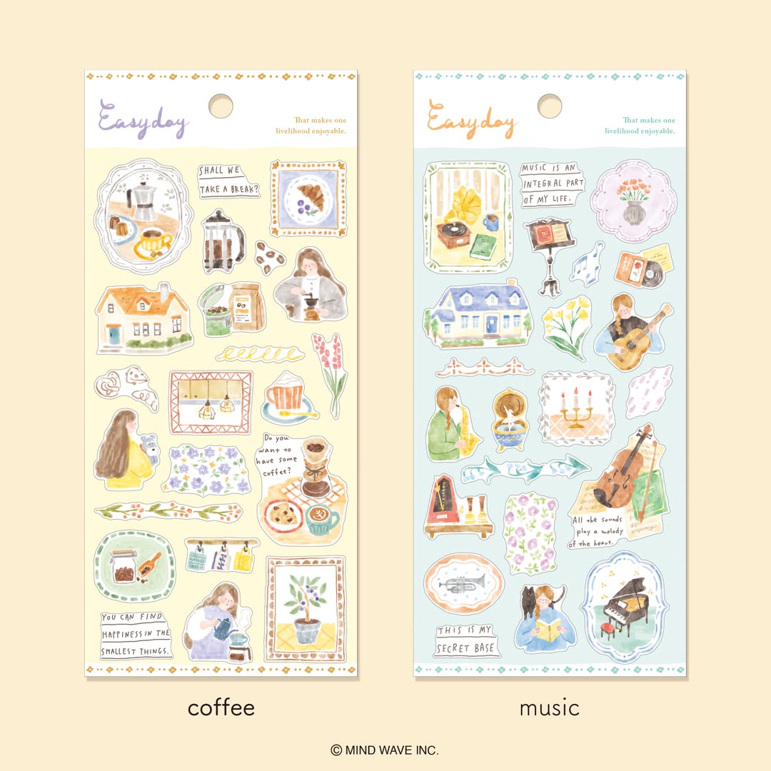 MIND WAVE Easyday Stickers