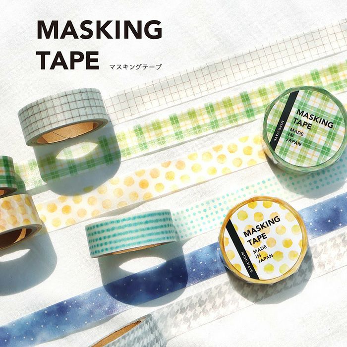 MIND WAVE Masking Tape - Check Pattern
