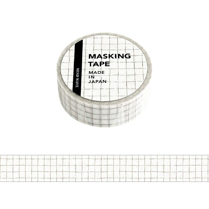 MIND WAVE Masking Tape - Check Pattern