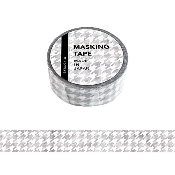 MIND WAVE Masking Tape - Check Pattern