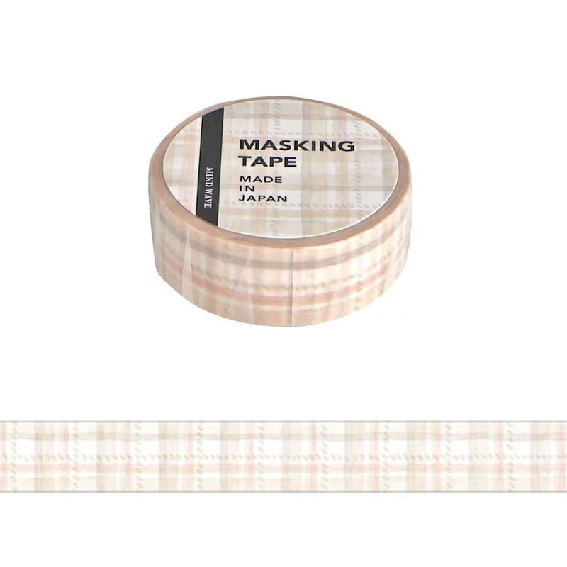 MIND WAVE Masking Tape - Check Pattern