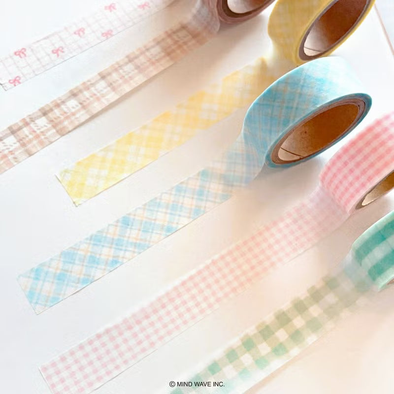 MIND WAVE Masking Tape - Check Pattern