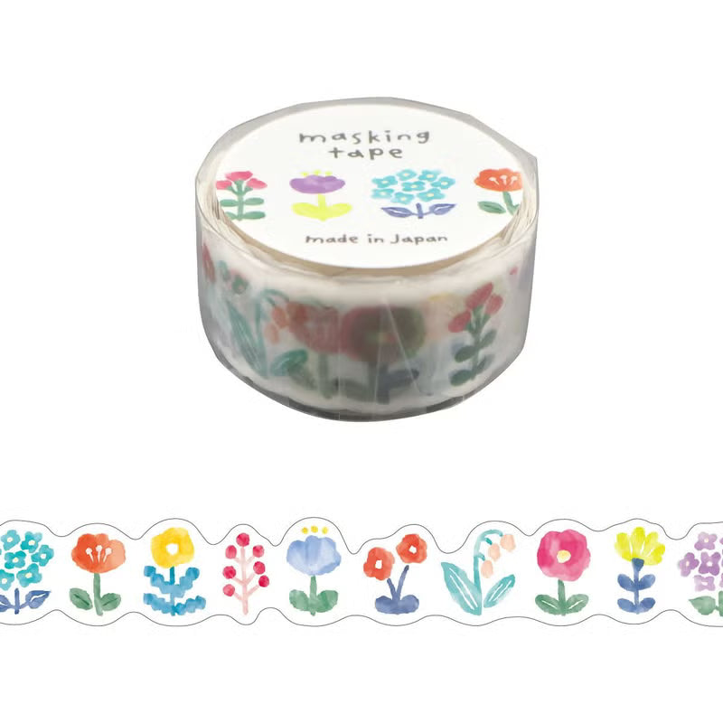 MIND WAVE Masking Tape - Vivid Color - Flower