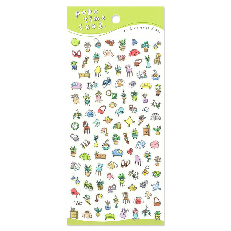 MIND WAVE Poko Time Seal Stickers