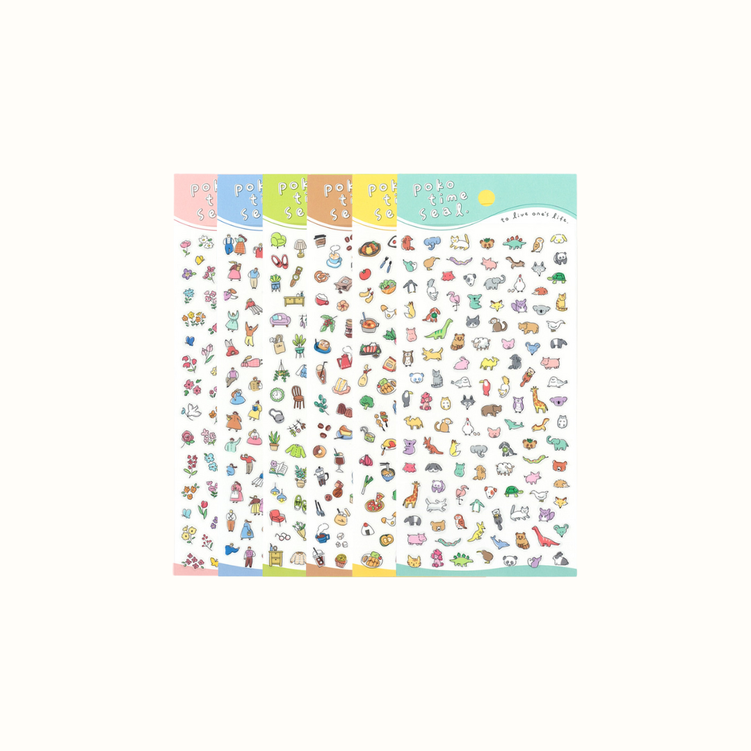 MIND WAVE Poko Time Seal Stickers