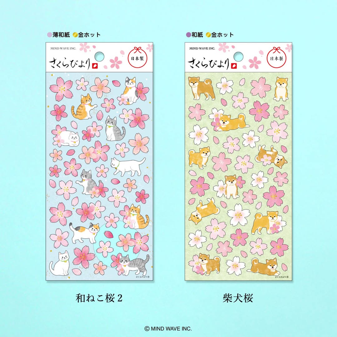 MIND WAVE Sakura Biyori Stickers