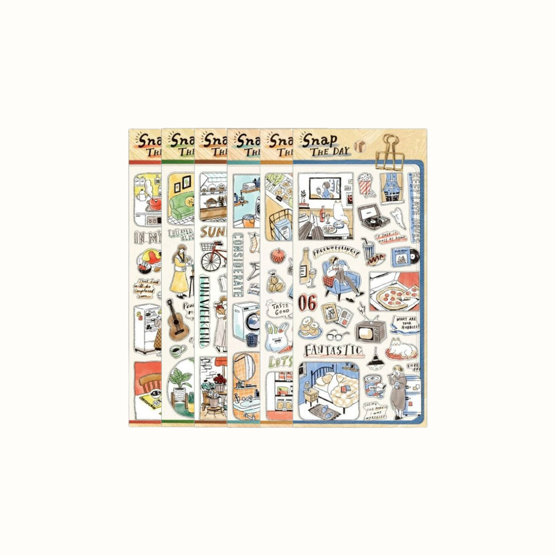 MIND WAVE Snap The Day Stickers
