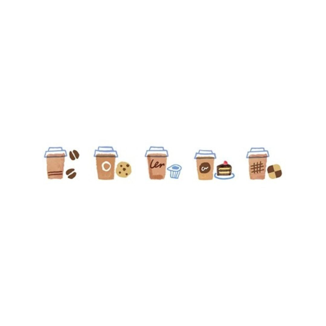 PLUS Deco Rush - Decoration Tape - Cafe