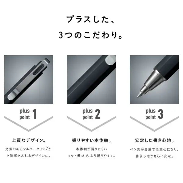 Sakura Ballsign iD plus - Gel Pen - 0.5mm - Pure Black