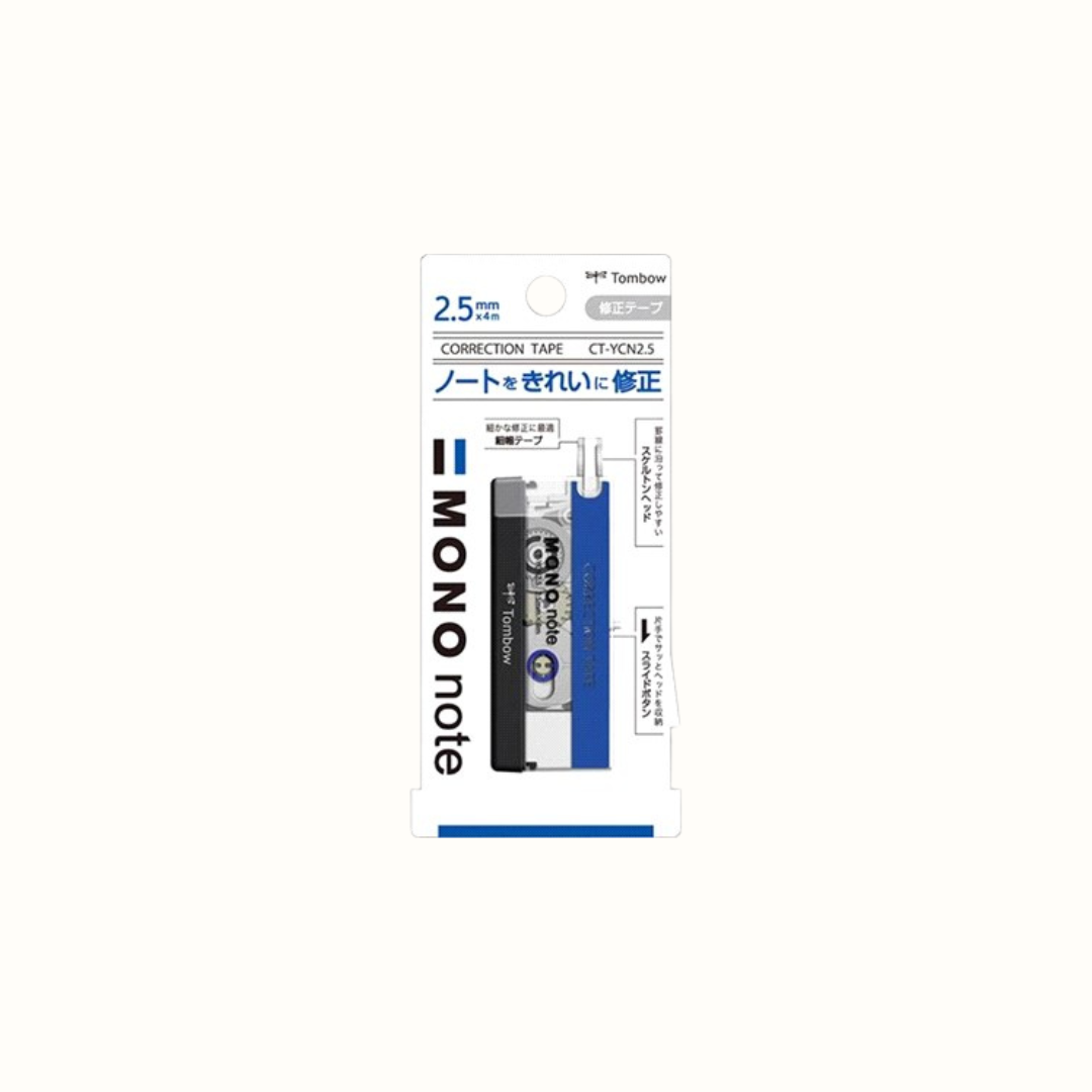 TOMBOW Mono Note - Correction Tape - 2.5mm