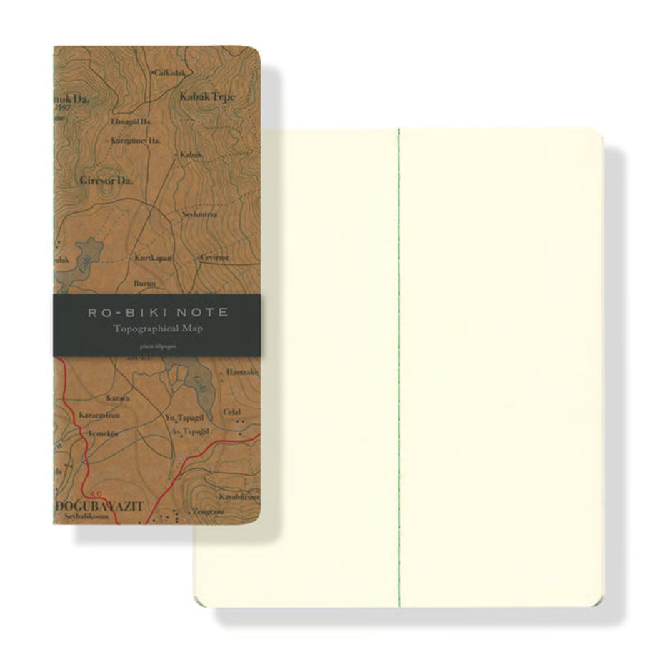 YAMAMOTO PAPER Ro-Biki Note - Map Series - Topographical Map GA038