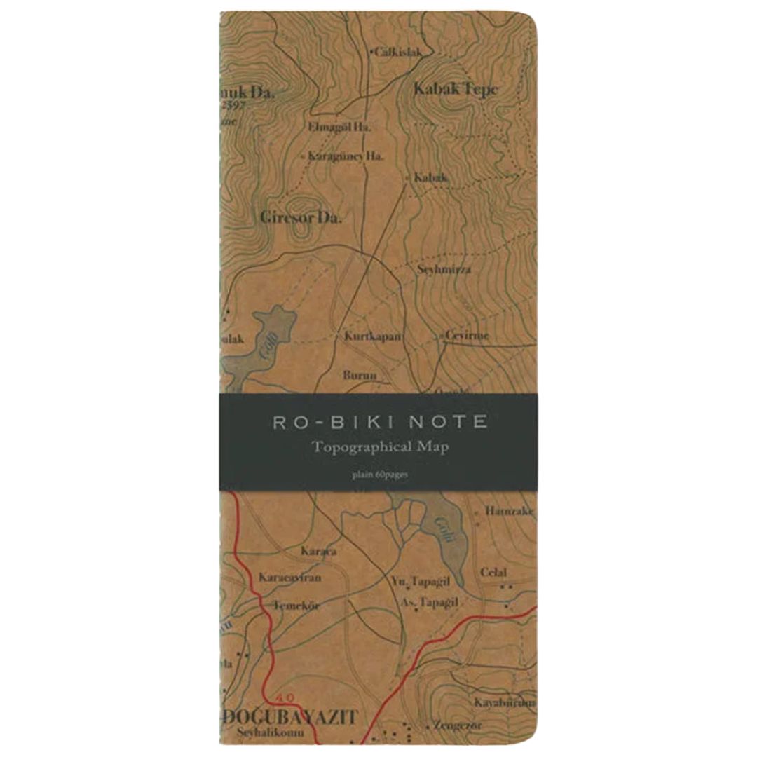 YAMAMOTO PAPER Ro-Biki Note - Map Series - Topographical Map GA038