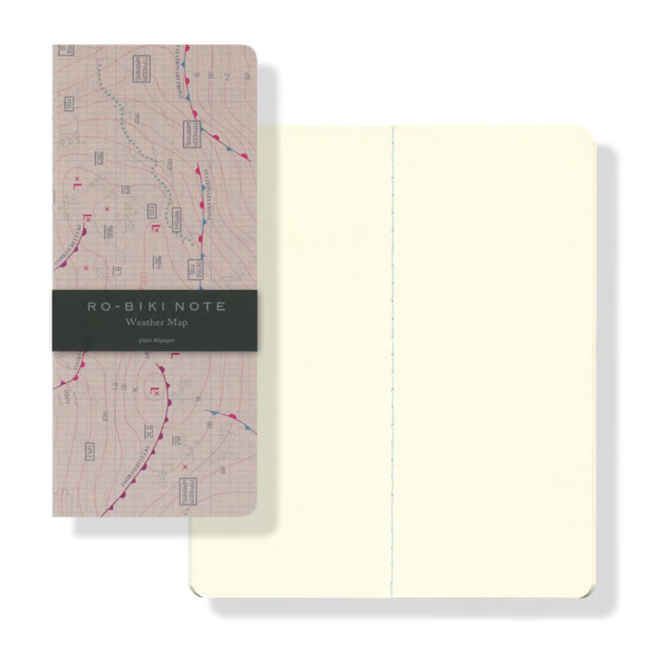 YAMAMOTO PAPER Ro-Biki Note - Map Series - Weather Map GA037