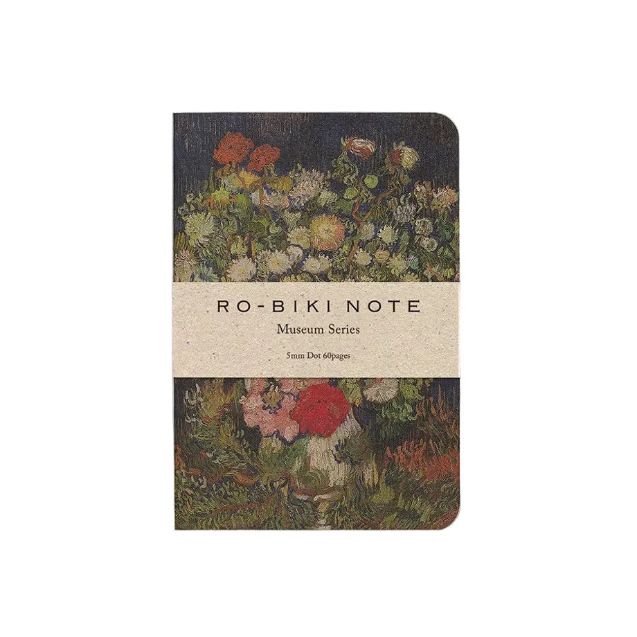 YAMAMOTO PAPER Ro-Biki Note - Museum Series - Bouquet Of Flowers