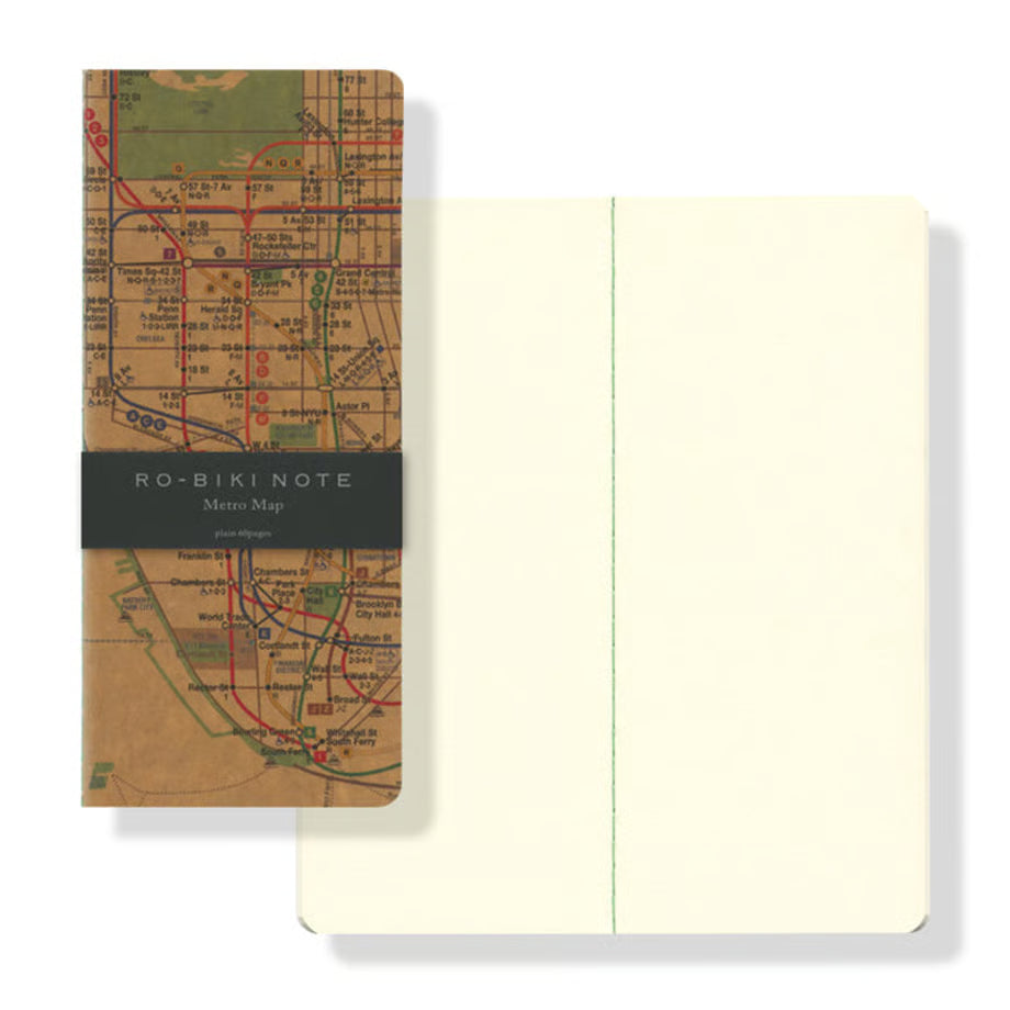YAMAMOTO PAPER Ro-Biki Notebook - Map Series - Metro Map