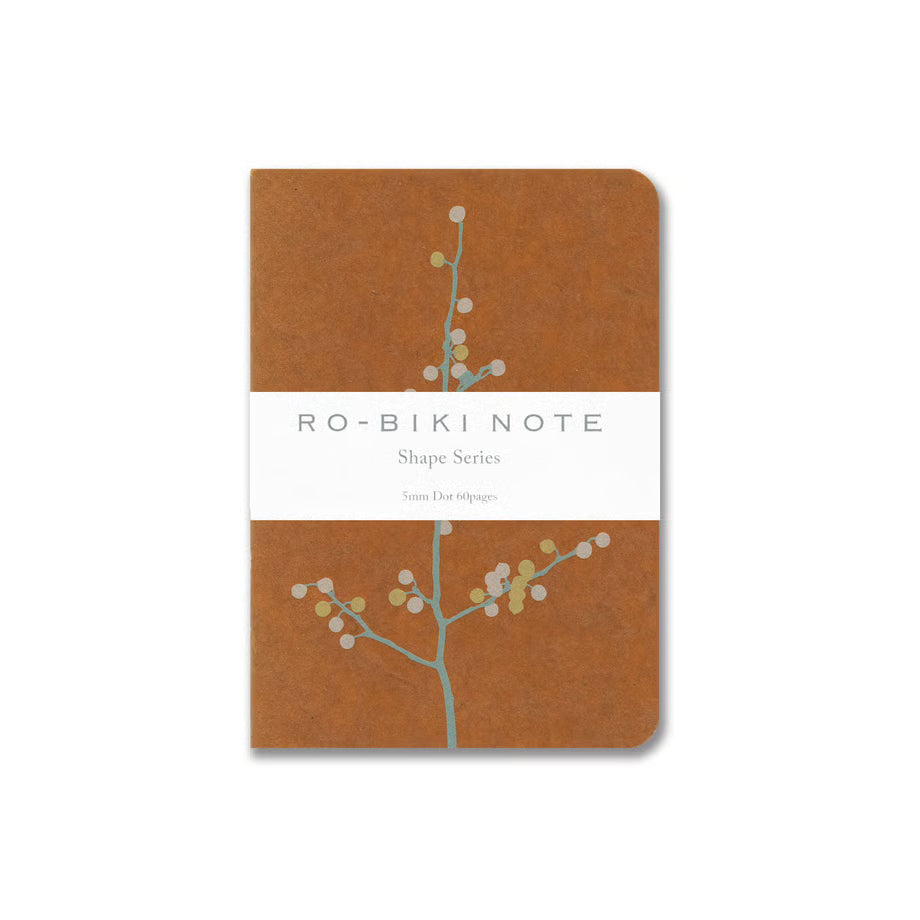 YAMAMOTO PAPER Ro-Biki Notebook - Shape Series - Branch Flowers
