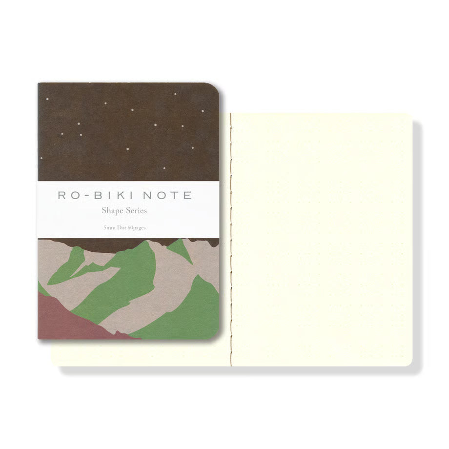 YAMAMOTO PAPER Ro-Biki Notebook - Shape Series - Mountain Night