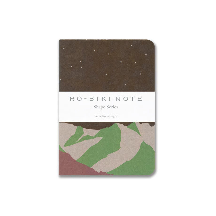 YAMAMOTO PAPER Ro-Biki Notebook - Shape Series - Mountain Night